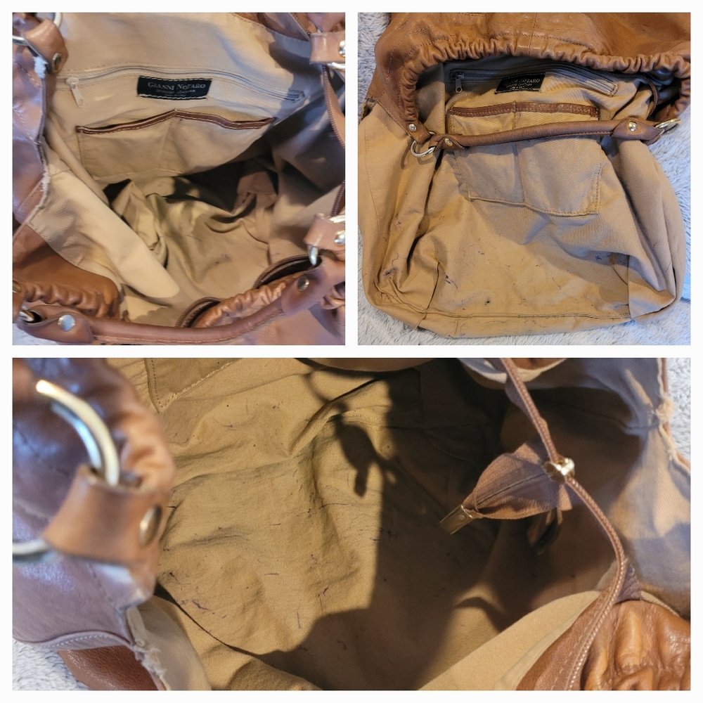 GIANNI NOTARO Italian Leather Hobo Bag - Picture 14 of 14